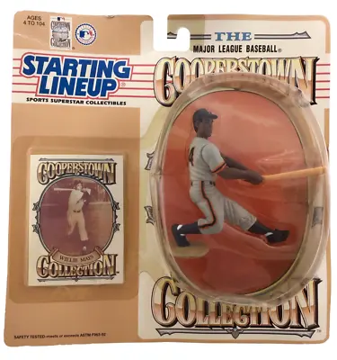 Starting Lineup Cooperstown Collection Baseball Figurine Collection Willie Mays • $12.95