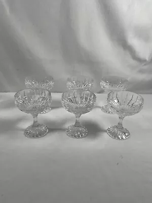 ONE Mikasa Park Lane Crystal Champagne Sherbet Glass Discontinued Pattern #363 • $14.50