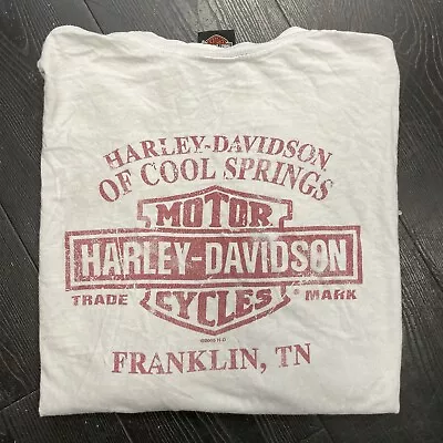 T-Shirt Harley Davidson Size ~  4XL 2015 Franklin Tennessee • $28