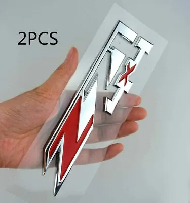 2Pack Z71 4x4 Emblems 7.1  3D Z71 Decal For Chevy Silverado Sierra Chrome Red • $14.44