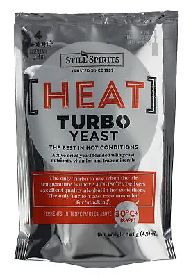 Still Spirits Heat Turbo Yeast - 141g • $9.99