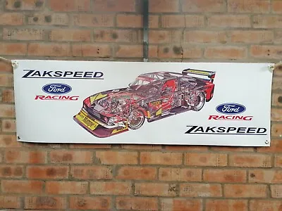 £13 • Buy Ford Capri Mk3 Zakspeed  Fast Large Pvc  WORK SHOP BANNER Garage  SHOW BANNER  