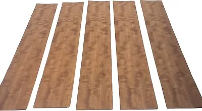 Makore Pommele Quilted Figured Wood Veneer: 5 Sheets ( 32  X 5  ) 5 Sq Ft • $26.99