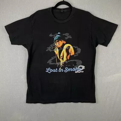 King Lil G  Tour 2016 Lost In Smoke 2 T-Shirt Size Large Rap Concert Black • $18.66