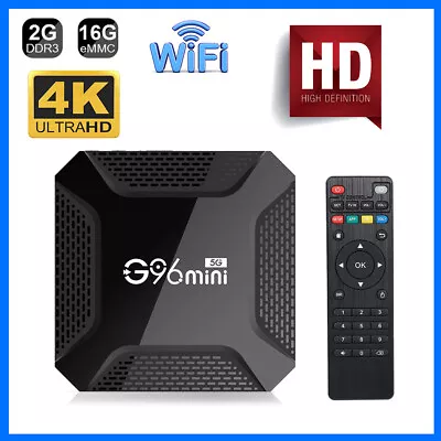 Android 13.0 Smart TV Box 4K HDMI Quad Core HD 2.4G WIFI Media Stream Player • $22.88