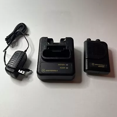 MOTOROLA MINITOR III  HIGH BAND PAGER 151-158 MHz 2 CH And OEM Base Working • $103.99