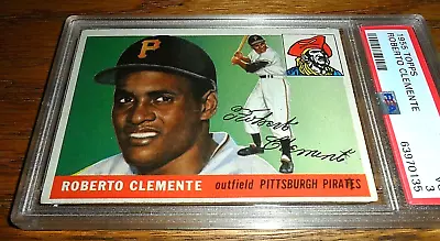 1955 Topps #164 ROBERTO CLEMENTE PITTSBURGH PIRATES HOF ROOKIE NICE RC PSA 3 • $3795