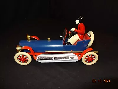 Vintage German Tucher & Walther T180 Tin Windup European Race Car #165 Of 500 • $145