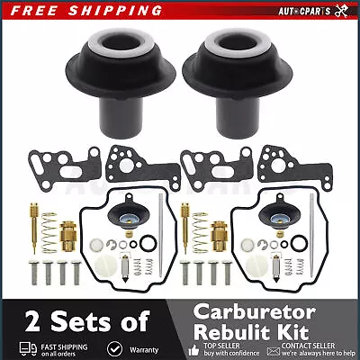 2set For Yamaha VIRAGO 535 XV535 XV 535 Carburetor Repair Kit Plunger Diaphragm • $29.95