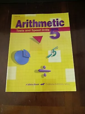 ⭐️ A Beka Abeka Book Arithmetic 5 Tests And Speed Drills Teacher Key Book (aa3) • $10