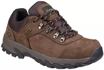 Mens Cotswold Hawling Waterproof Leather Hiking Walking Shoes Sizes 7 To 12 • £59.99