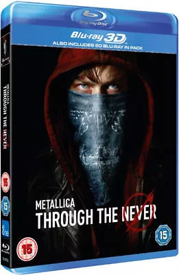 Metallica Through The Never NEW BLU-RAY (EO10795BR) [2014] • $13.99