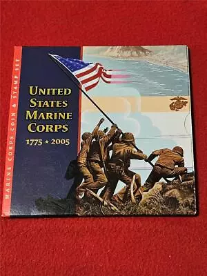 2005-P  Marine Corps 230th Anniversary UNC Commemorative Silver  Dollar #T1659 • $33