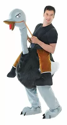 $134.39 • Buy Mens Step In Emu Ostrich Adult Unisex Animal Wild West Fancy Dress Costume Outfi