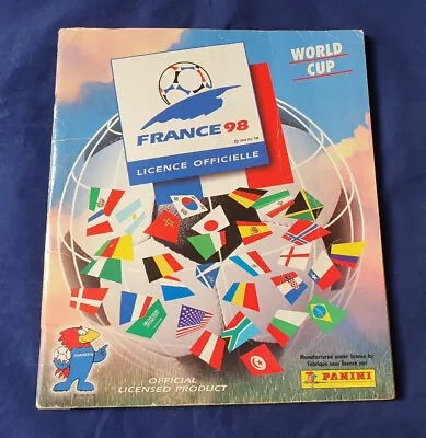 1998 Panini World Cup France 98 World Cup Kpl/ Complete Album Sticker OK Cond. • £153.86