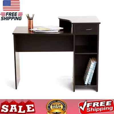 Student Desk Writing Table W/ Easy-glide Drawer Adjustable Storage Shelf Bedroom • $112.57