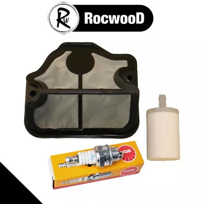 £13.18 • Buy Service Kit Air And Fuel Filter Spark Plug Fits Husqvarna 36 41 136 137 141 142