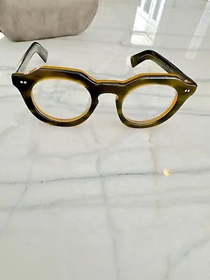 Lesca Lunetier Eyeglasses Toro Model Khaki Color Handmade • $420