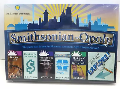 Smithsonian-Opoly Game Smithsonian Institution Late For The Sky USA BRAND NEW • $50.99