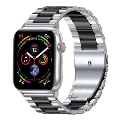 $22.79 • Buy Metal Strap + Cover Case For Apple Watch 8 7 6 5 4 3 2 SE 38 44 49mm IWatch Band