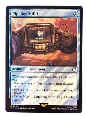 MTG Pip-Boy 3000 - Universes Beyond: Fallout [Surge Foil] NM- • $29