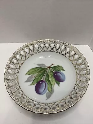 Ucagco China Vintage Plate Occupied Japan Floral  C  7”x2” • $18.99