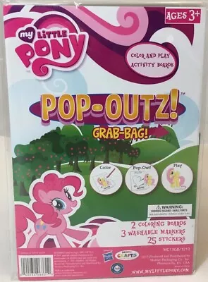 My Little Pony PopOutz Grab Bag On Go Art Activity Set Stickers & Markers NEW • $7.11