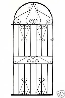Metal Arched Tall Garden Gate To Fit 3ft(915mm) Gap X 6ft2(1880mm) High MBT10 • £99.99