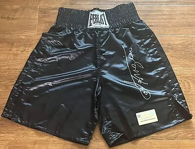 🔥 Joe Frazier 🔥 Autographed Signed Black Everlast Boxing Trunks Steiner COA • $661.60