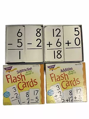 Trend Enterprises Addition And Subtraction Flash Cards (full Sets) Ages 6 & Up • $1.99