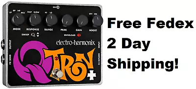 New Electro-Harmonix EHX Q-Tron Plus Envelope Filter Guitar Pedal! QTron + • $192.30