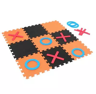 Giant Garden Noughts And Crosses Indoors Outdoors Eva Foam Toy Party Family Game • £11.75