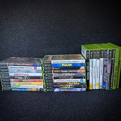 Xbox Original Games Bundle X29 All Tested & Working • $189.99