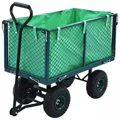 350KG Garden Cart Hand Trolley Beach Fishing Wheels Wagon Pull Wheelbarrow • $158.52