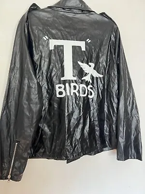 Grease Halloween Costume Adult Male T-Birds Jacket Size XL Faux Leather • $30