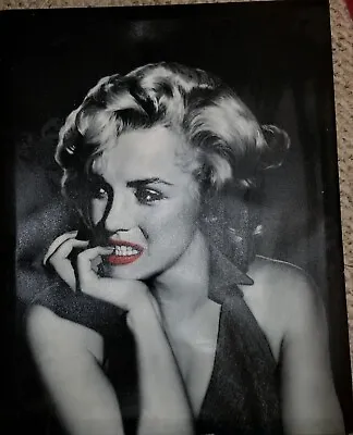 Marilyn Monroe The Thinker Canvas Wall Art 15in X 19in By Jerry Michaels • $24
