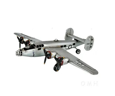 Consolidated B-24 Liberator 1941 Bomber Metal Model 13.25  WWII Airplane Decor • $90.63