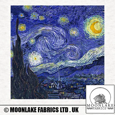 Van Gogh Set Of Craft Panels In 100% Cotton Or Polyester  • £2.45