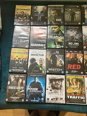 Bundle Of 32 Action DVDs. Included Expendables 123; Salt Snitch…see Pics. • £8.49