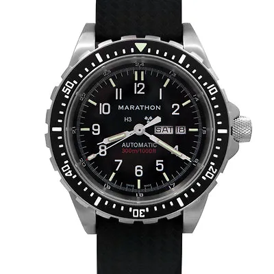 Military Marathon Jumbo Day/Dt (JDD) Swiss Made 300m Diver New W/ Full Warranty! • $1784.96