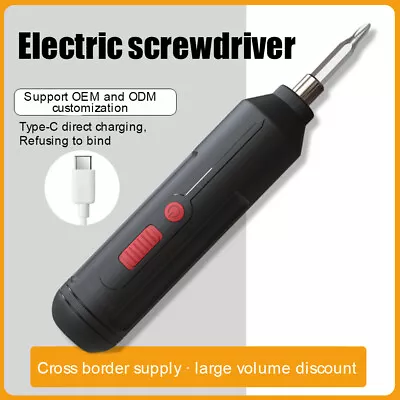 Power Tool Rechargeable Mini Cordless Electric Screwdriver Drill USB Charging • $17.38