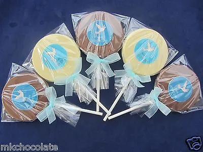 £6.25 • Buy Personalised Boys Christening/holy Communion Chocolate Lollipop/sweets/favours