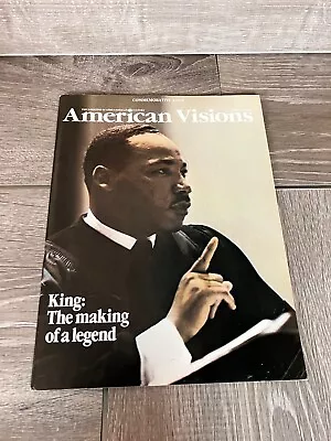 American Visions Magazine Martin Luther King Jr. Commemorative Jan/Feb 1986 MLK • $24.99