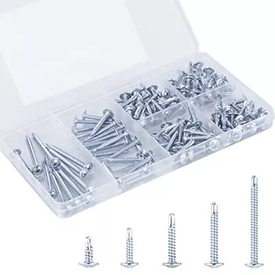 Self Tapping Screws Assortment Kit Sheet Metal Screws For Metal Wood & • $12.29