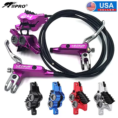 IIIPRO E4 Hydraulic Disc Brake 4-Piston Front & Separate Rear MTB Cycling 160mm • $132.79