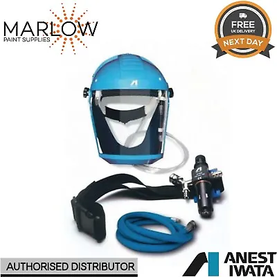 Anest Iwata Full Face Air Fed Paint Mask 2020 PPE 2k Compliant VIUAF2020KIT • £295