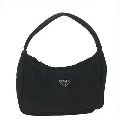 PRADA Hand Bag Nylon Black Auth Bs10631 • $220