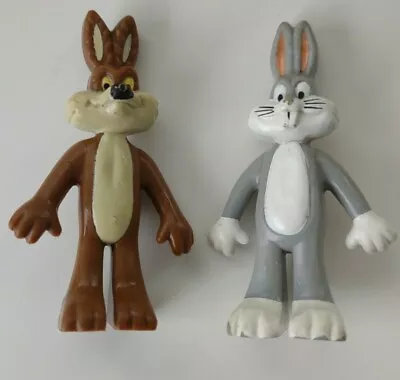 $7.49 • Buy Vintage 1988 Looney Tunes Figures - Bugs Bunny Coyote Arby's Warner Brothers