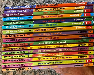 MY WEIRD SCHOOL DAZE Dan Gutman Lot Of 16 Paperbacks Nice Shape Free Shipping • $28.88