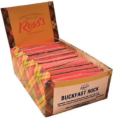 £5.95 • Buy BUCKFAST Rock Sticks Blackpool Style Ross's Of EDINBURGH Birthday Sweets Gifts